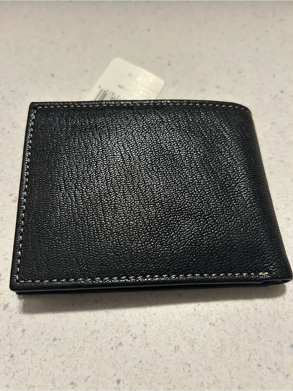 Timberland Black Leather Slim Bi-Fold Wallet